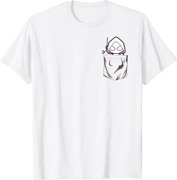 Marvel Spider Gwen Left Chest T-Shirt