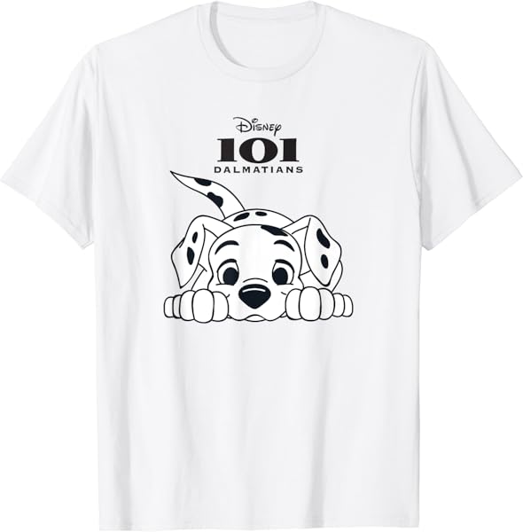Disney 101 Dalmatians Playful Position Puppy Logo T-Shirt