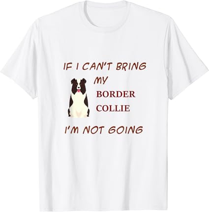 border collie t shirt amazon