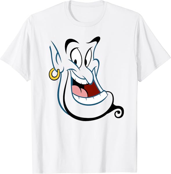 Disney Aladdin Genie Big Face Costume Premium T-Shirt