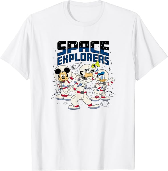 Disney - Mickey, Goofy & Donald Space Explorers T-Shirt