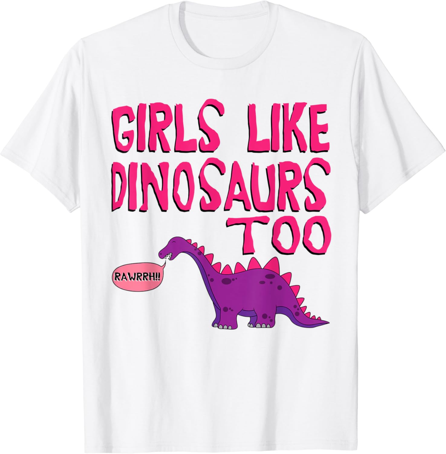 pink dinosaur t shirt