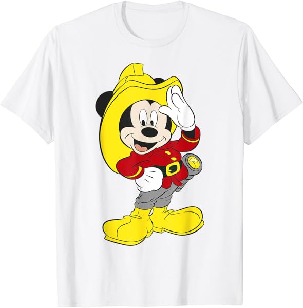 Disney Mickey Mouse Firefighter Outfit T-Shirt