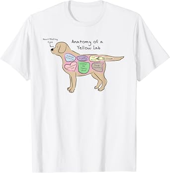 Yellow lab t shirt Clearance
