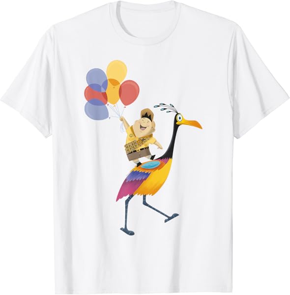 Disney Pixar Up Russell Balloons On Kevin Graphic T-Shirt T-Shirt