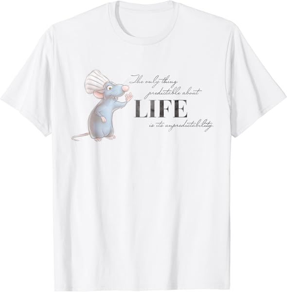 Disney 100 and Pixar\'s Ratatouille Remy Unpredictable Life T-Shirt