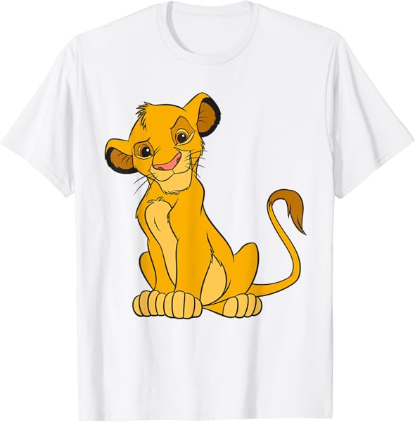 Disney The Lion King Young Simba Sitting Up T-Shirt T-Shirt