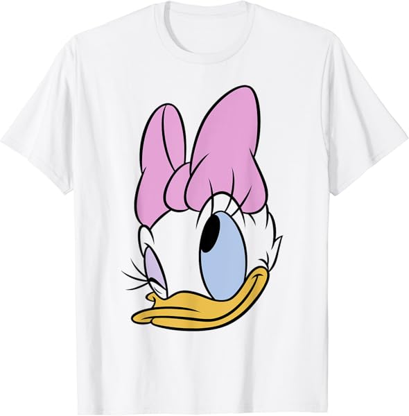 Disney Daisy Duck Big Face Winking Bow T-Shirt