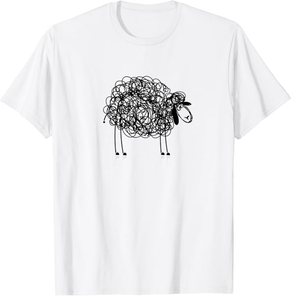 Black Sheep Apparel Doodled With Texta T-Shirt