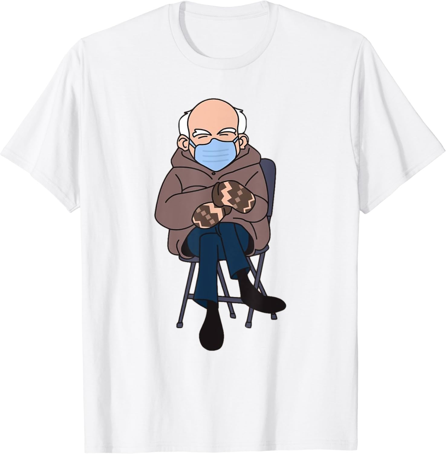 Bernie sanders mittens t shirt Clearance