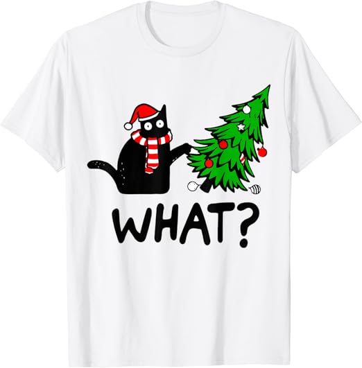 Cat christmas tee shirts Outlet