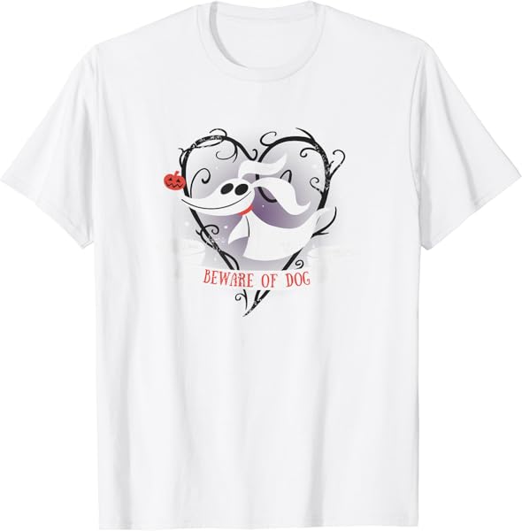 Disney The Nightmare Before Christmas Zero Beware Of Dog T-Shirt