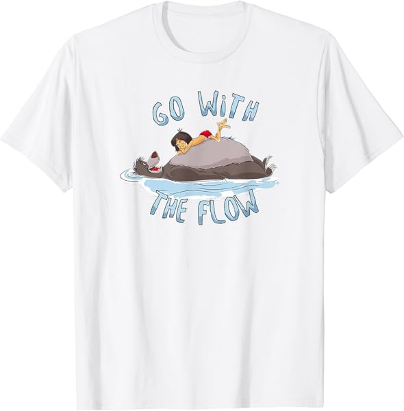 Disney The Jungle Book Mowgli & Baloo Go With The Flow T-Shirt