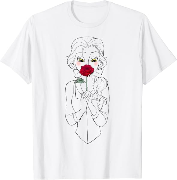 Disney Beauty and the Beast Belle And Rose T-Shirt