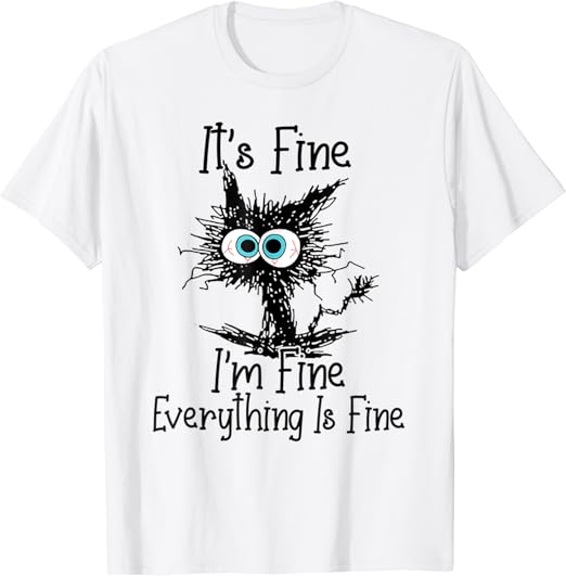 Funny cat t shirt Clearance