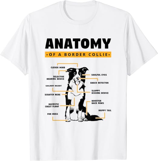 border collie t shirt amazon