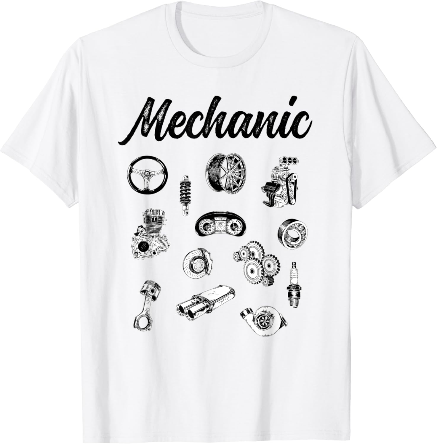 Car Mechanic Shirt Auto Parts