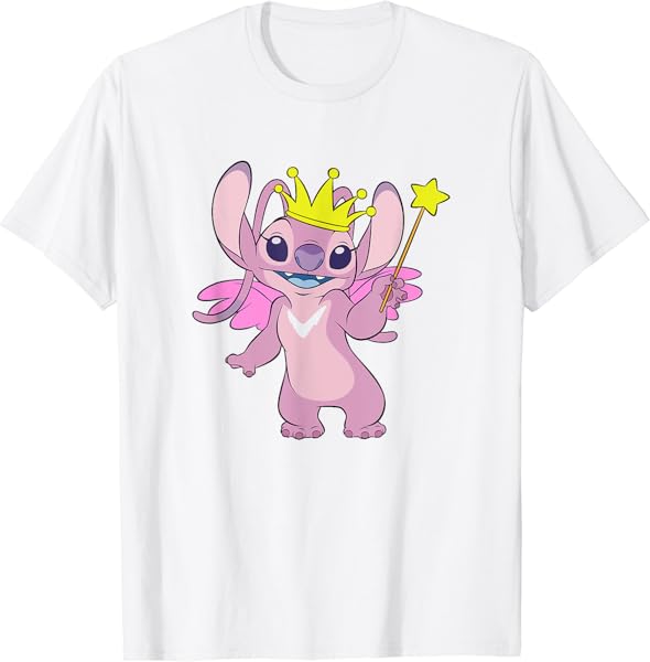 Disney Lilo & Stitch Christmas Angel Holiday Fairy Icon T-Shirt