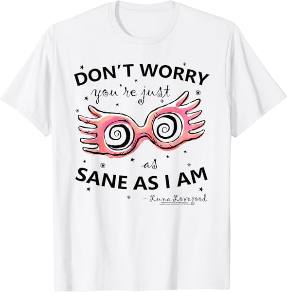 Harry Potter Luna Lovegood Spectrespecs Black T-Shirt