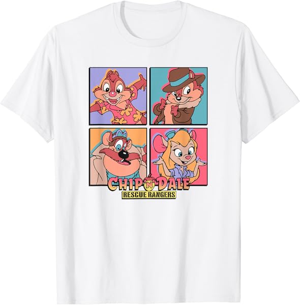 Disney Chip \'n\' Dale Rescue Rangers Character Panels T-Shirt