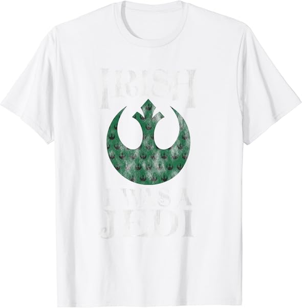 Star Wars Rebellion Irish Jedi St. Patrick\'s Day T-Shirt T-Shirt