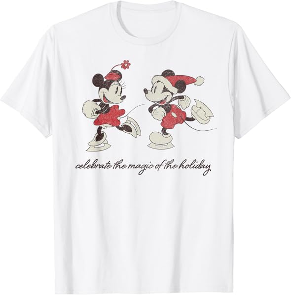 Disney Mickey And Minnie The Magic Of The Holiday Christmas T-Shirt