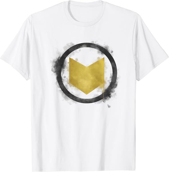 Marvel Avengers Endgame Hawkeye Spray Paint Logo Premium T-Shirt