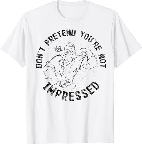 Disney Beauty And The Beast Gaston Muscles Graphic T-Shirt T-Shirt