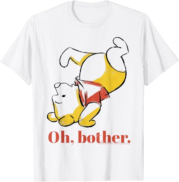 Disney Winnie The Pooh Oh Bother Sketch T-Shirt