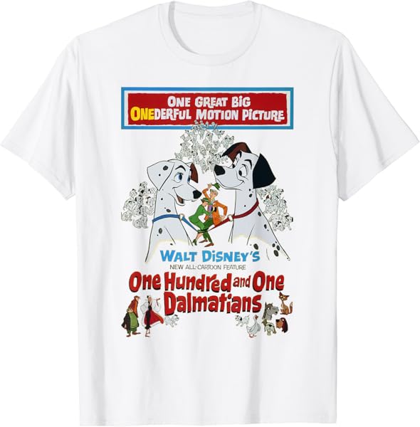 Disney 101 Dalmatians Classic Poster T-Shirt