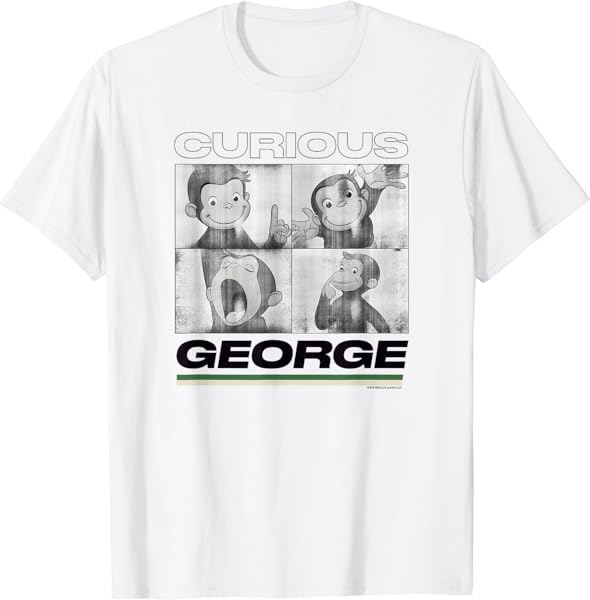 Curious George Vintage George Photo Box Up T-Shirt