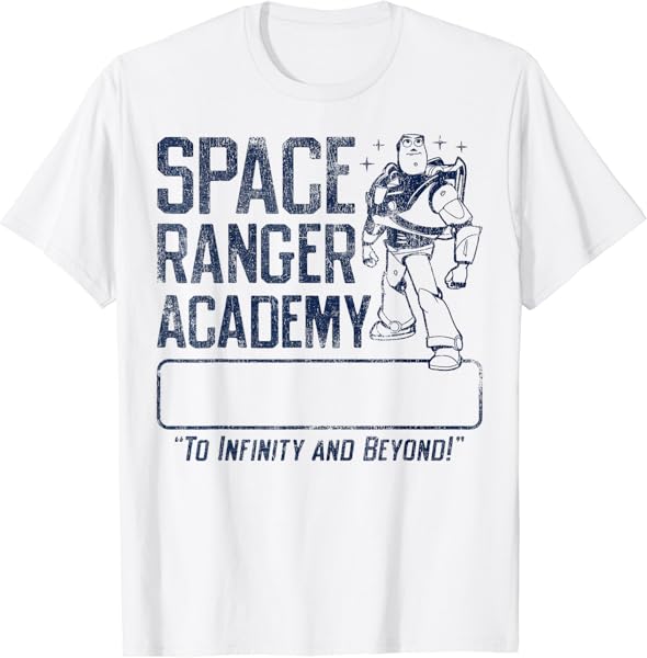 Disney Pixar Toy Story Buzz Lightyear Space Ranger Academy T-Shirt