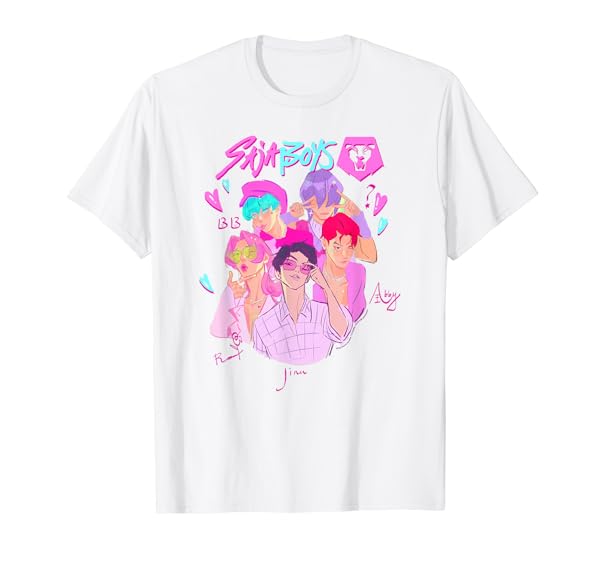 Saja Boys Demon Group Portrait T-Shirt