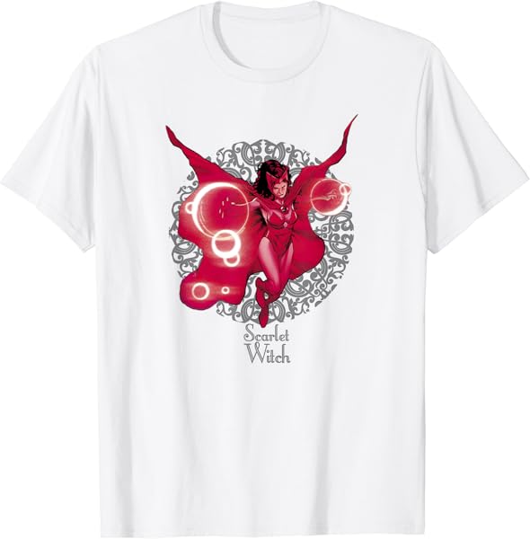 Marvel Scarlet Witch Wicked Magical Orb Sorcery T-Shirt
