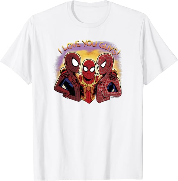 Marvel Spider-Man No Way Home I Love You Guys! T-Shirt