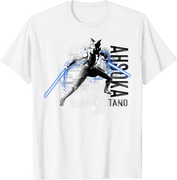 Star Wars: The Clone Wars Ahsoka Tano Lightsaber Action T-Shirt