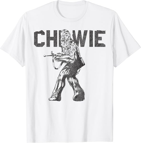 Star Wars Last Jedi Chewie Distressed Vintage T-Shirt T-Shirt