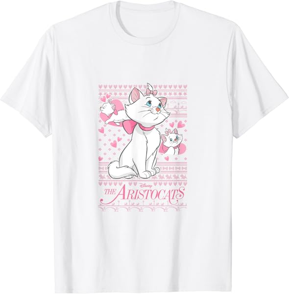 Disney Christmas The Aristocats Marie Ugly Sweater T-Shirt