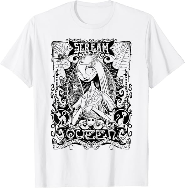 Disney The Nightmare Before Christmas Sally Scream Queen T-Shirt