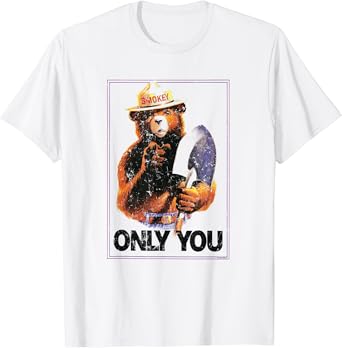 Smokey bear t shirts vintage Clearance