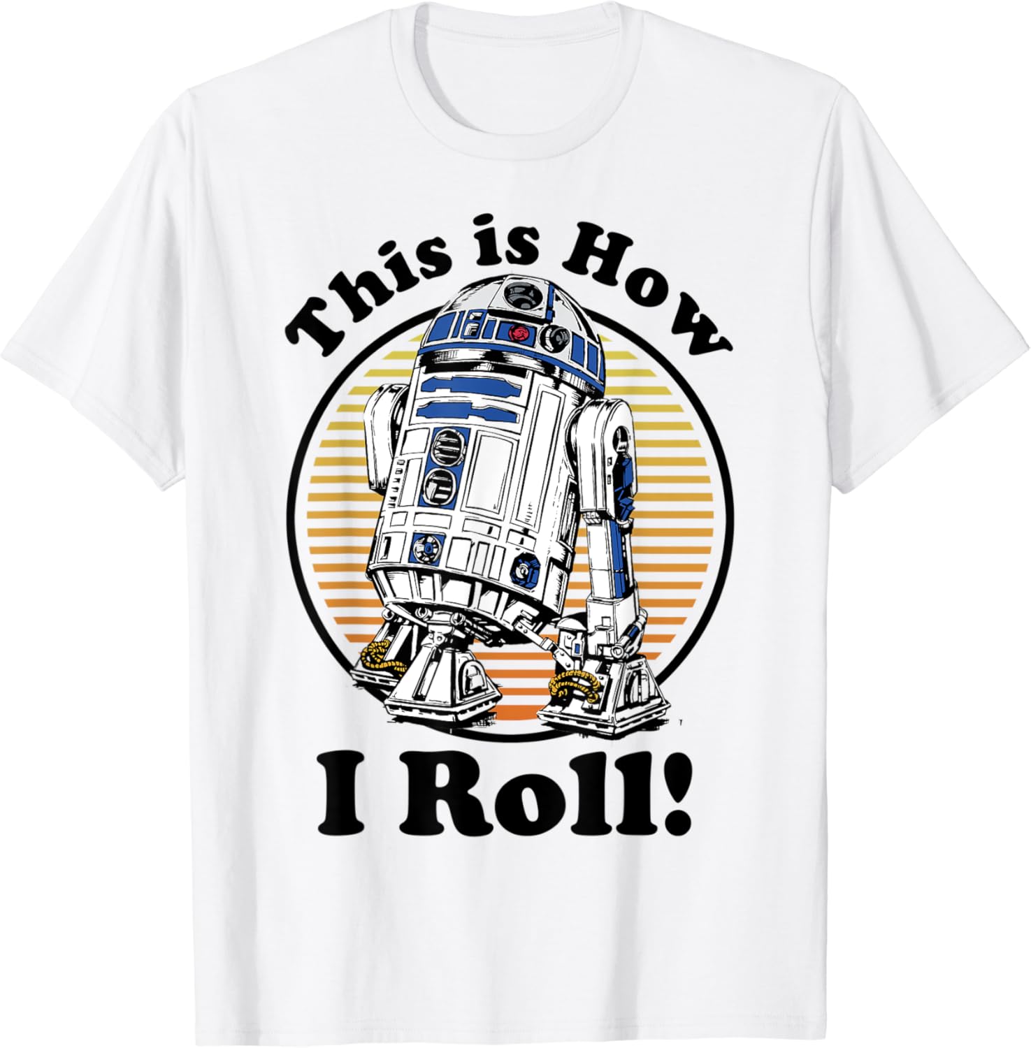 STAR WARSR2-D2 Retro This Is How I Roll Graphic T-Shirt T-ShirtOEKO-TEX STANDARD 100