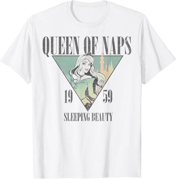 Disney Sleeping Beauty Nap Queen 1959 Short Sleeve T-Shirt