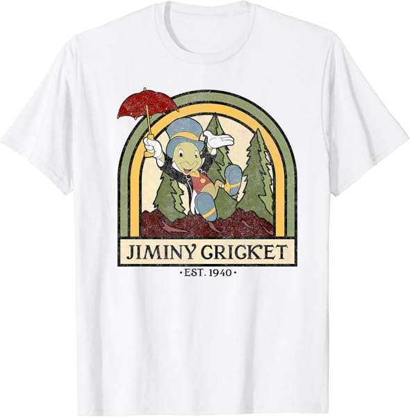 Disney Pinocchio Jiminy Cricket Established 1940 Premium T-Shirt
