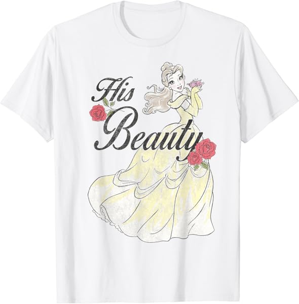 Disney Beauty And The Beast Bridal Belle His Beauty Couples T-Shirt