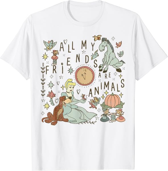 Disney Cinderella All My Friends Are Animals T-Shirt