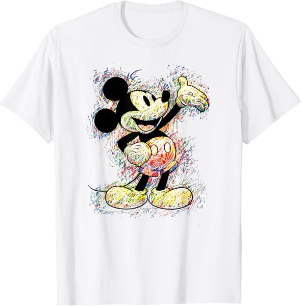 Disney Mickey Mouse Sketch T-Shirt