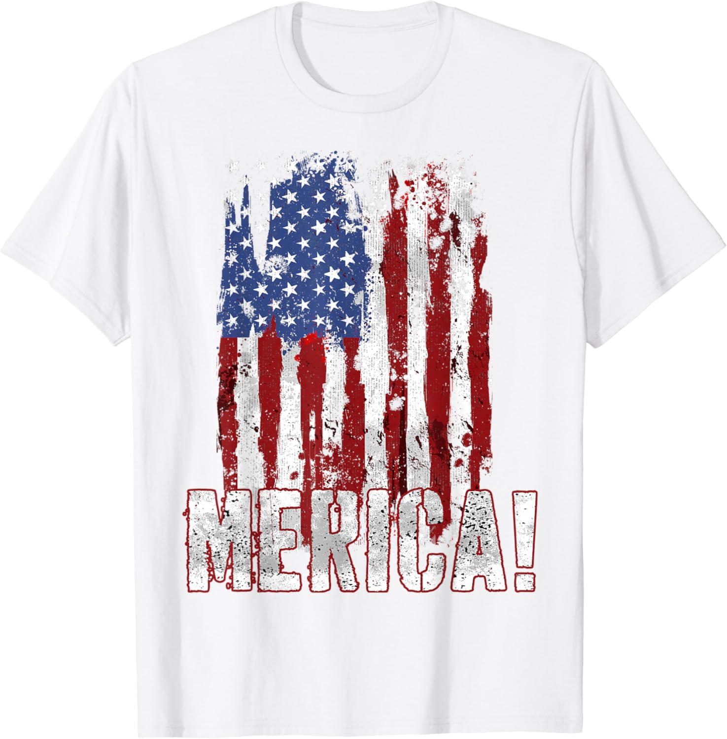 Amazon.com: 4th of July Vintage American Flag USA Flag US Flag Merica T ...