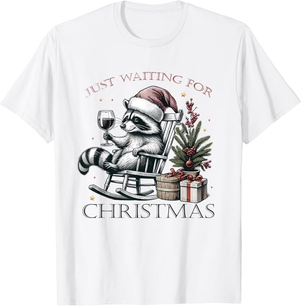 Christmas Raccoon T-Shirt