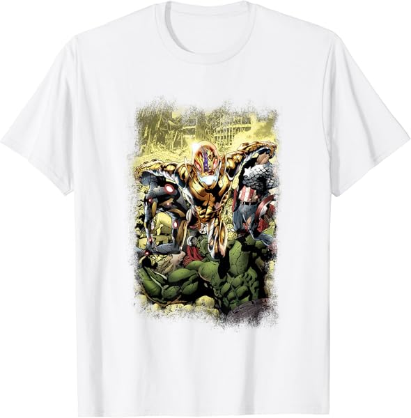 Marvel Comics Retro Classic Ultron Powerful Poster T-Shirt