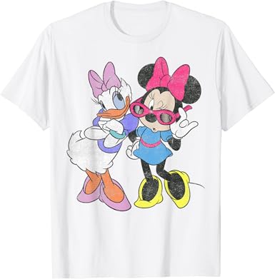 Disney Mickey And Friends Daisy & Minnie Fashion T-Shirt